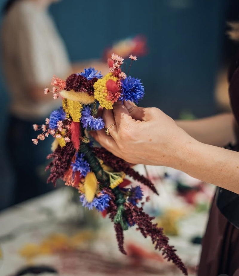 Flower crown making workshops in london