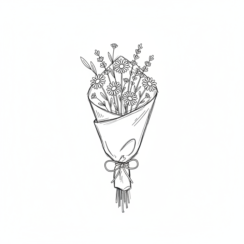 make it look more like a hand drawn sketch